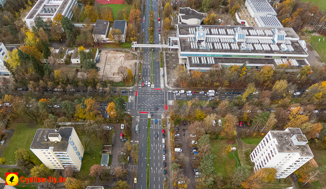 19.11.2022 - Luftbilder von der Baustelle an der Quiddestraße 'Haus für Kinder' in Neuperlach